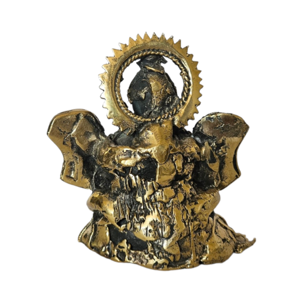 Divine Blessings Handcrafted Dhokra Ganpati - Image 3