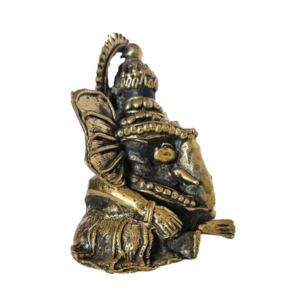 Divine Blessings Handcrafted Dhokra Ganpati - Image 4