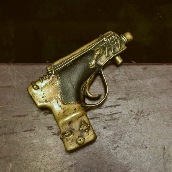 Echoes of Valor Handcrafted Dhokra Gun - Image 3