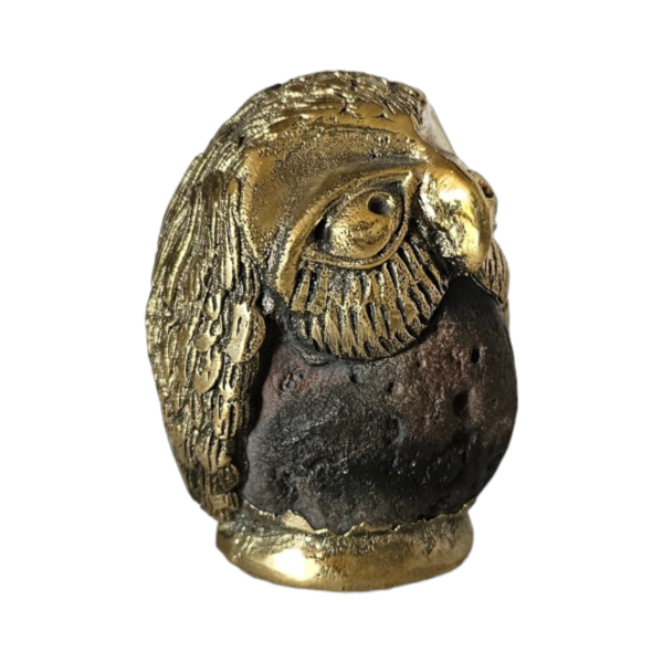 Watchful Wisdom Handcrafted Dhokra Owl - Image 2