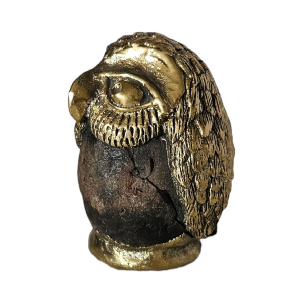 Watchful Wisdom Handcrafted Dhokra Owl - Image 3