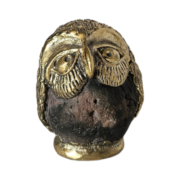 Watchful Wisdom Handcrafted Dhokra Owl - Image 5