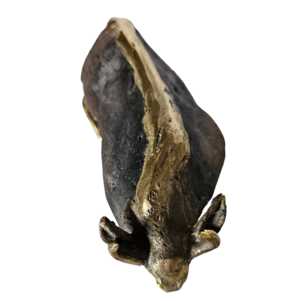 Unwavering Strength Handcrafted Dhokra Minimalist Bull - Image 2
