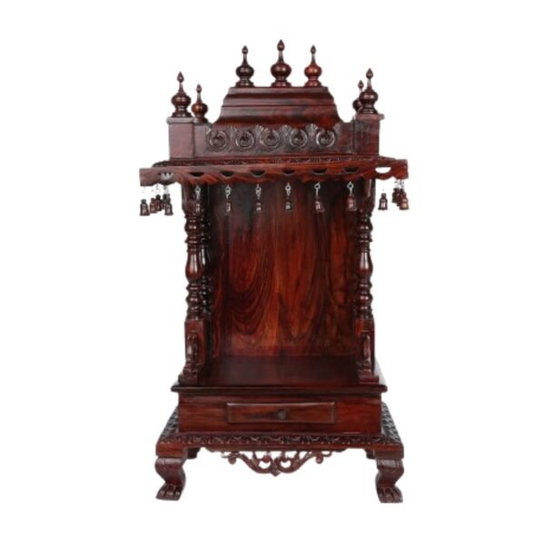 Handcrafted Rosewood Mandir - Image 2