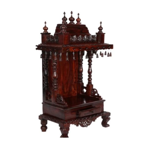 Handcrafted Rosewood Mandir